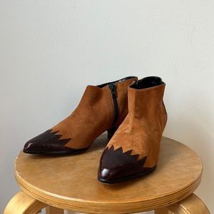 Vintage "Pascali" Suede Booties